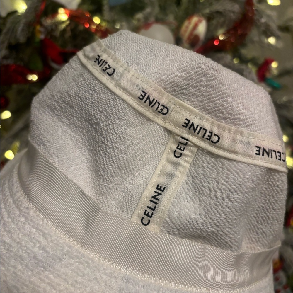 CELINE Women’s Pink & Grey Tie-Dye Bucket Hat Size Large - Picture 8 of 9